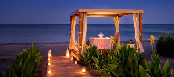 Outdoor Candlelit Dinner